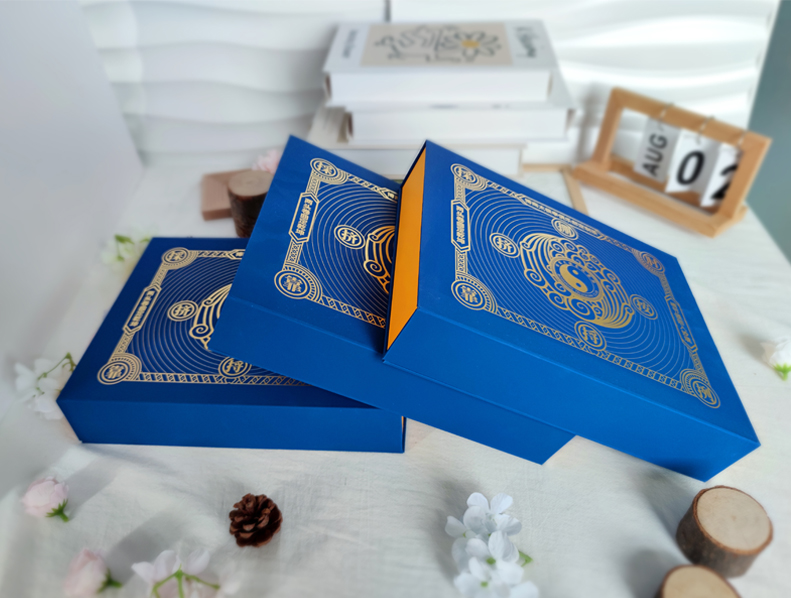 蓝金茶叶礼盒