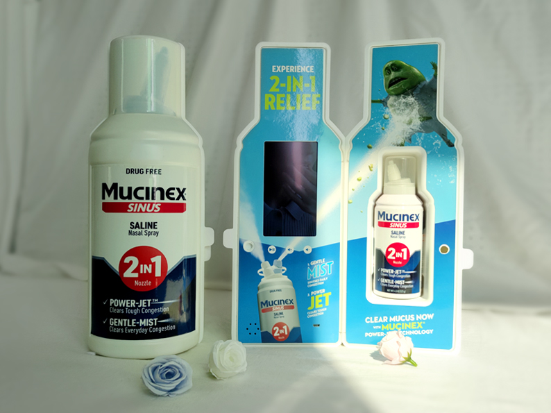 白色塑胶产品造型视频宣传册